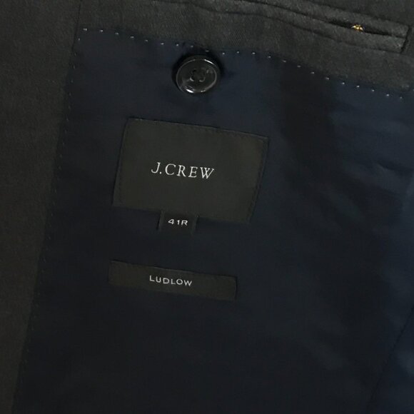 J. Crew Gray Sport Coat with Notched Lapels - Picture 6 of 8